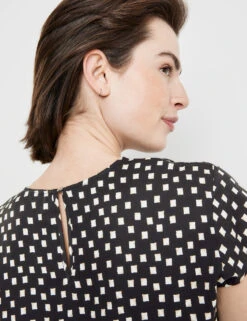 Taifun Kurzarmbluse Mit Allover-Print 12 Taifun Kurzarmbluse Mit Allover-Print -Gerry Weber Verkäufe kurzarmbluse mit allover print 100