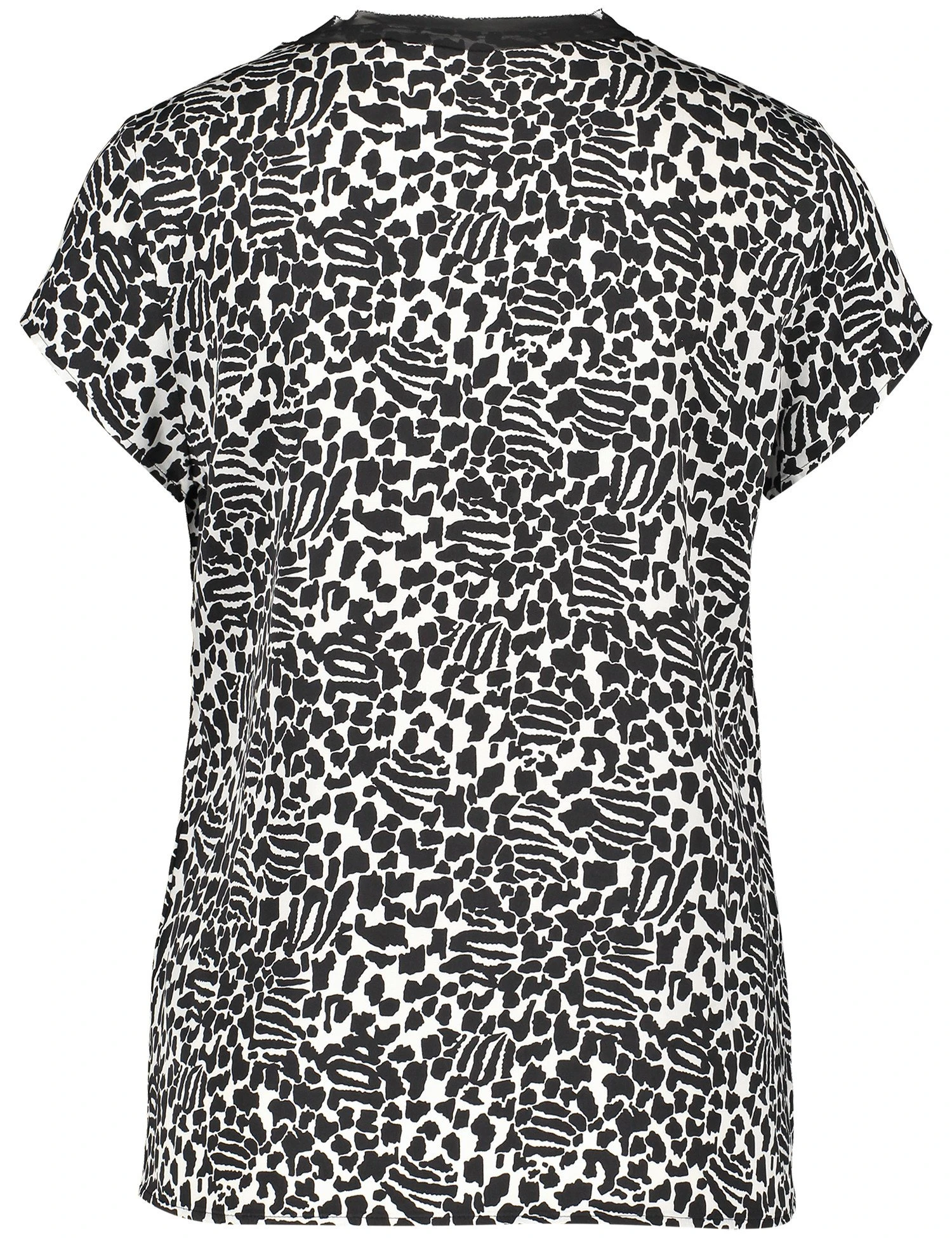 Taifun Kurzarmbluse Mit V-Ausschnitt 5 Taifun Kurzarmbluse Mit V-Ausschnitt – Bild 3