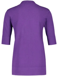 Gerry Weber Kurzarmpullover Aus Feinstrick Mit Stehkragen -Gerry Weber Verkäufe kurzarmpullover aus feinstrick mit stehkragen 03