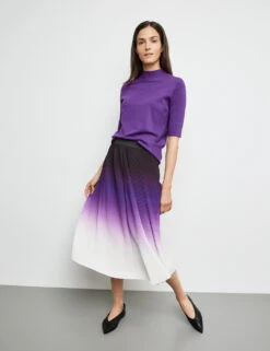 Gerry Weber Kurzarmpullover Aus Feinstrick Mit Stehkragen -Gerry Weber Verkäufe kurzarmpullover aus feinstrick mit stehkragen 102