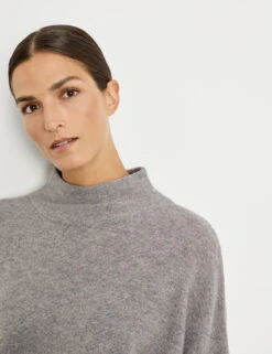 Gerry Weber Kurzarmpullover Aus Wolle-Kaschmir-Mix -Gerry Weber Verkäufe kurzarmpullover aus wolle kaschmir mix 100