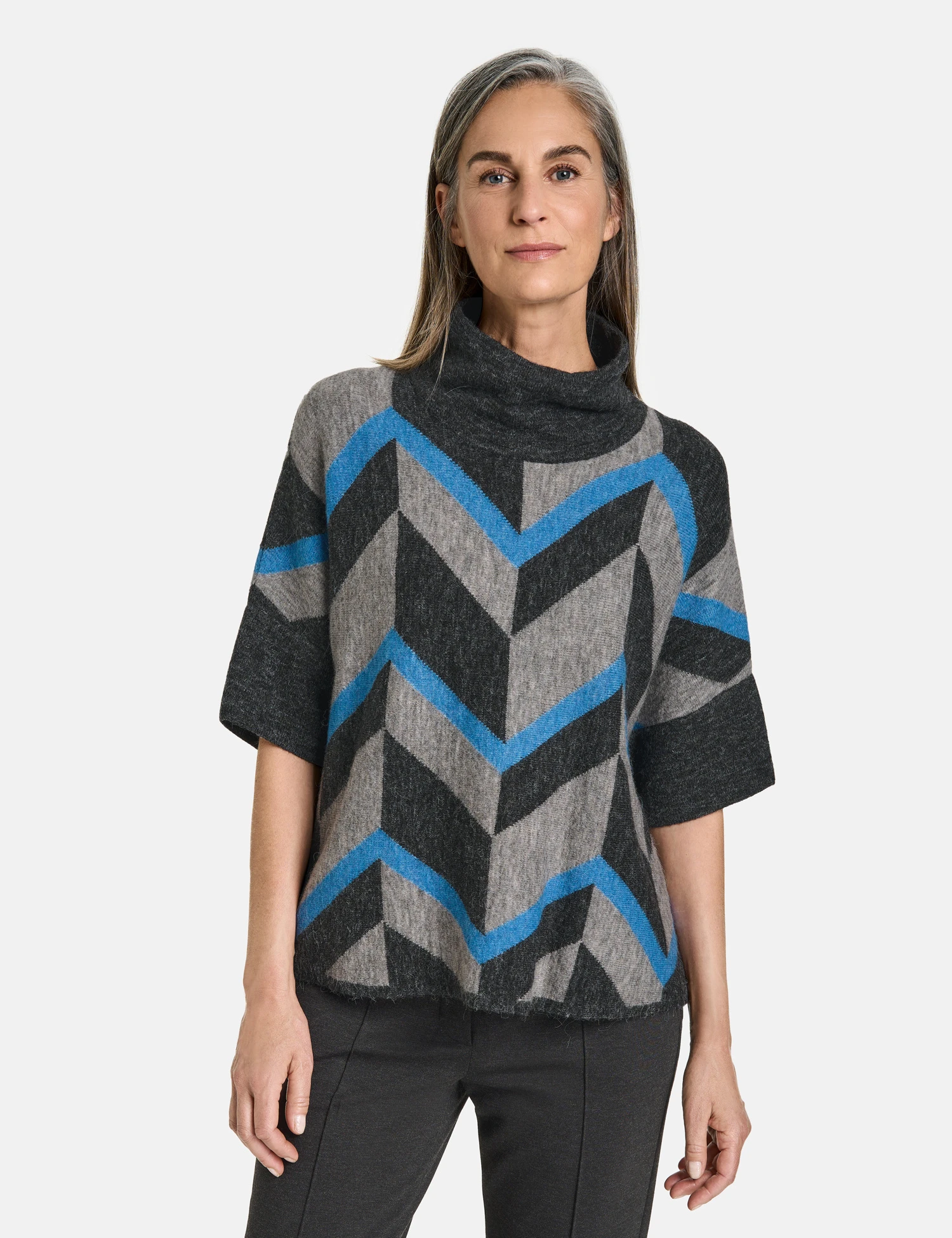 Gerry Weber Kurzarmpullover Mit Wollanteil 9 Gerry Weber Kurzarmpullover Mit Wollanteil – Bild 7