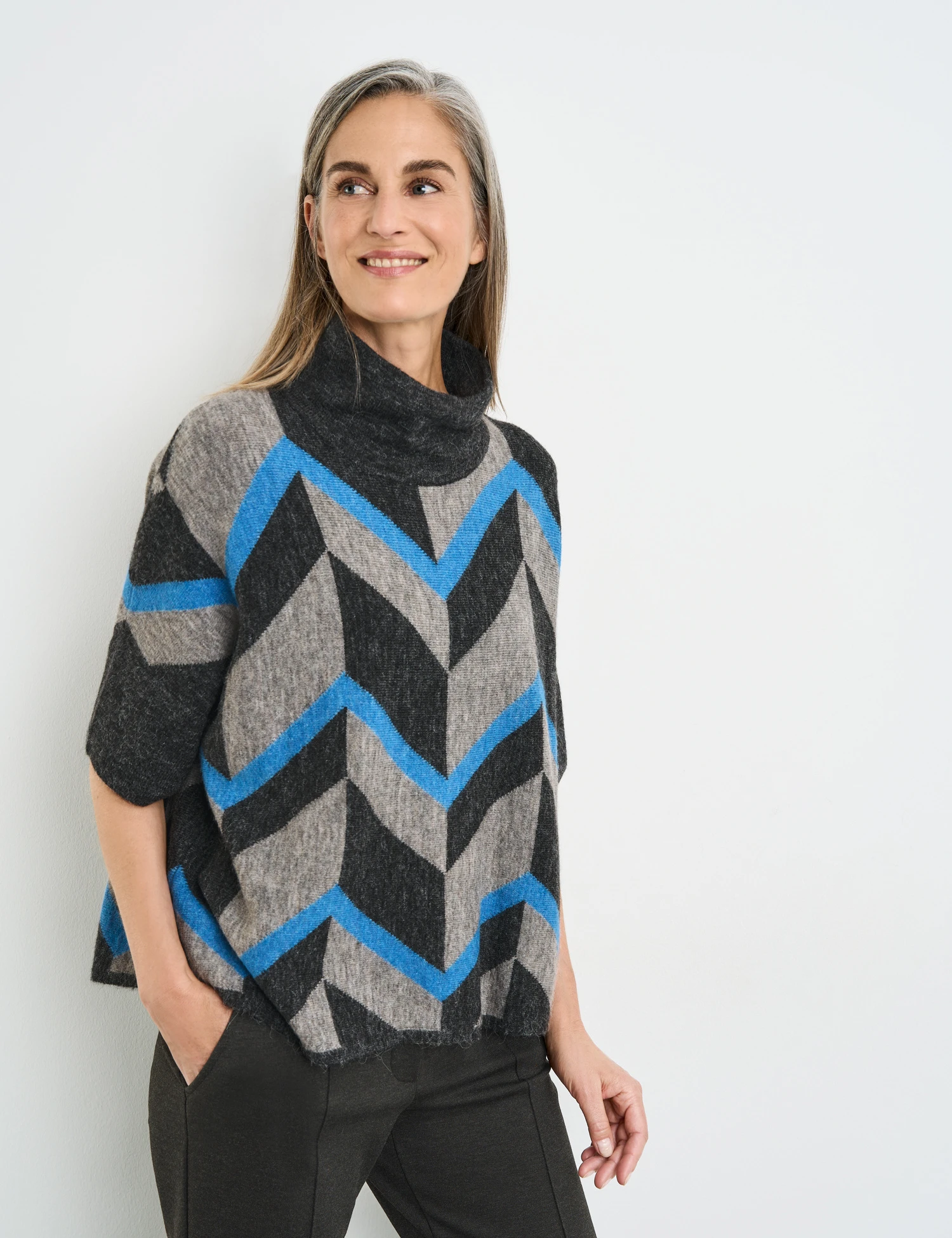 Gerry Weber Kurzarmpullover Mit Wollanteil 3 Gerry Weber Kurzarmpullover Mit Wollanteil