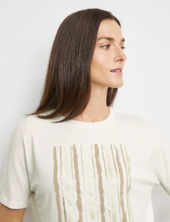 Gerry Weber Kurzarmshirt Mit Paillettendekor -Gerry Weber Verkäufe kurzarmshirt mit paillettendekor 100