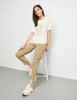 Gerry Weber Kurzarmshirt Mit Paillettendekor -Gerry Weber Verkäufe kurzarmshirt mit paillettendekor 102