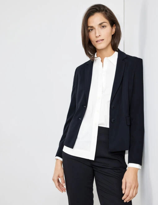 Gerry Weber Kurzer Blazer Mit Revers -Gerry Weber Verkäufe kurzer blazer mit revers 110