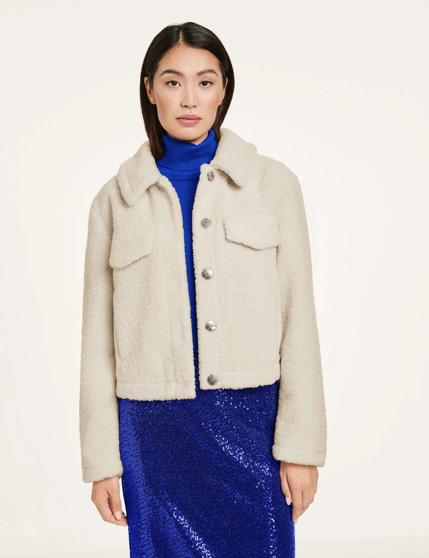 Taifun Kurzjacke Aus Teddyfell 9 Taifun Kurzjacke Aus Teddyfell – Bild 7