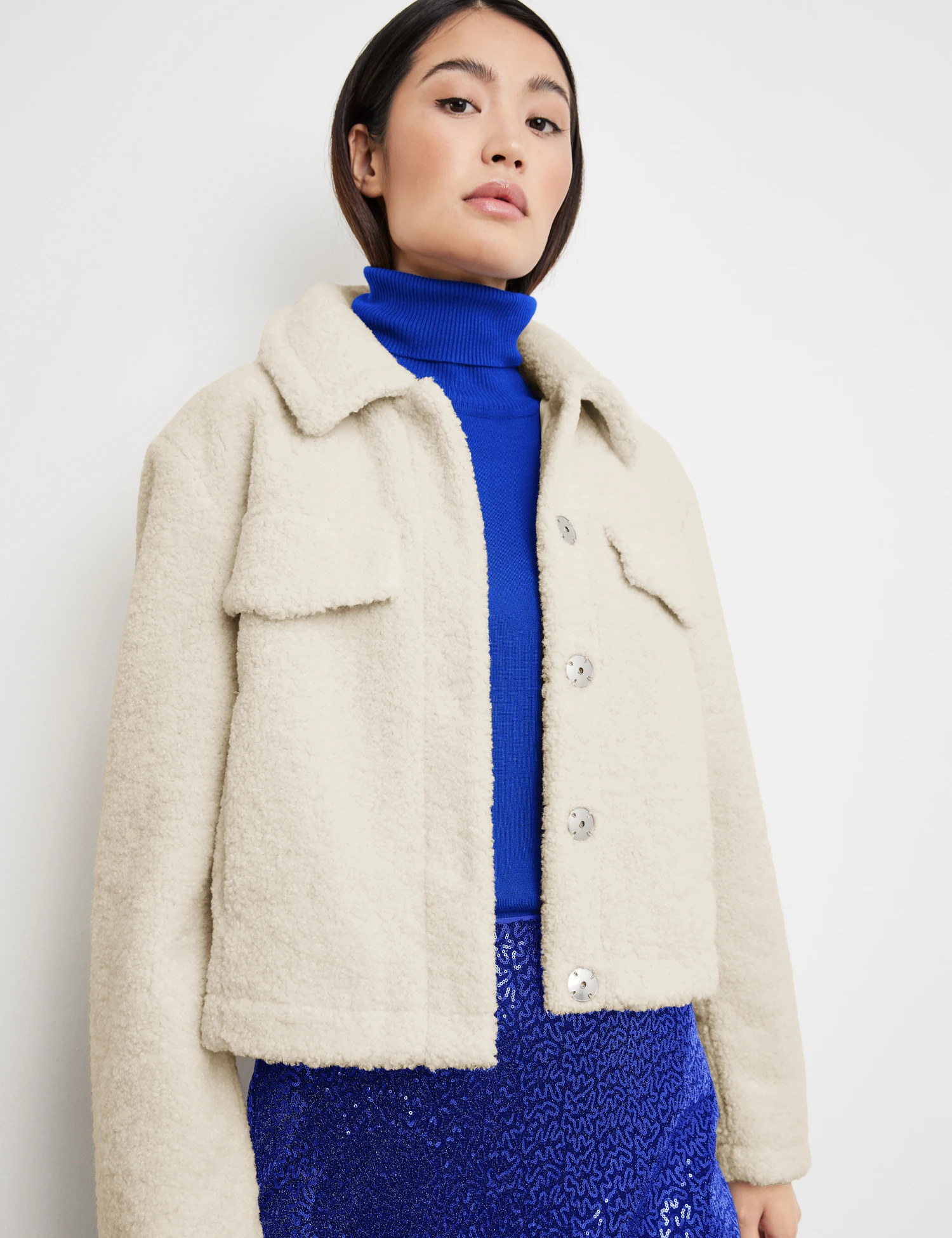 Taifun Kurzjacke Aus Teddyfell 3 Taifun Kurzjacke Aus Teddyfell