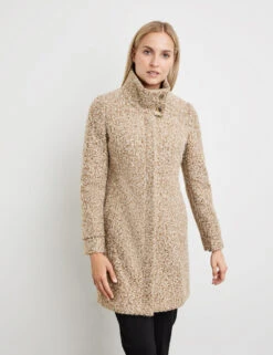 Taifun Kurzmantel Mit Stehkragen