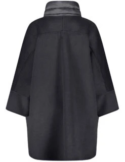 Gerry Weber Kurzmantel Mit Wollanteil Und Material-Patch -Gerry Weber Verkäufe kurzmantel mit wollanteil und material patch 03