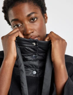 Gerry Weber Kurzmantel Mit Wollanteil Und Material-Patch -Gerry Weber Verkäufe kurzmantel mit wollanteil und material patch 100