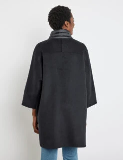 Gerry Weber Kurzmantel Mit Wollanteil Und Material-Patch -Gerry Weber Verkäufe kurzmantel mit wollanteil und material patch 104