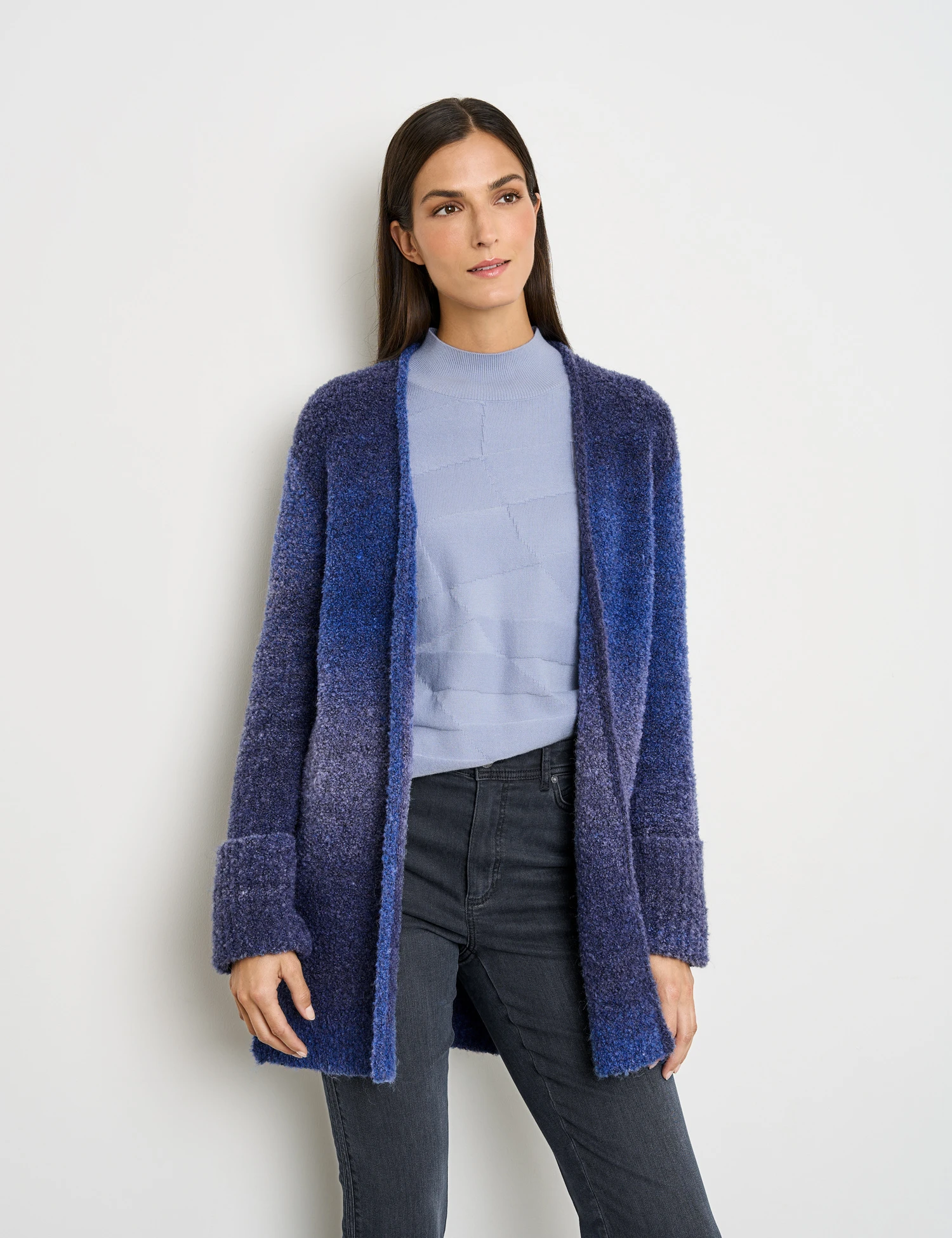 Gerry Weber Kuschelige Strickjacke Mit Ärmelaufschlag 3 Gerry Weber Kuschelige Strickjacke Mit Ärmelaufschlag