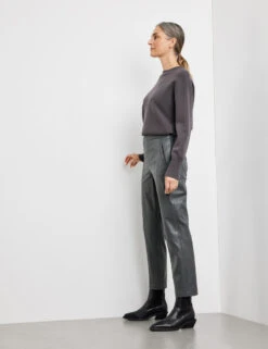 Gerry Weber Lässige 7/8 Hose Aus Kunstleder -Gerry Weber Verkäufe laessige 78 hose aus kunstleder 102