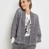 Gerry Weber Lässige Strickjacke Mit Grobem Lochstrick -Gerry Weber Verkäufe laessige strickjacke mit grobem lochstrick 110