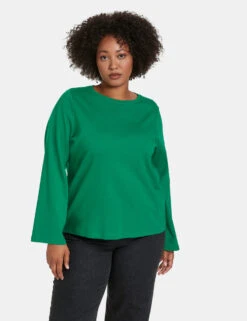 Langaramshirt Aus Interlock-Jersey -Gerry Weber Verkäufe langaramshirt aus interlock jersey 01