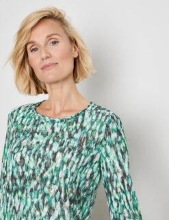 Gerry Weber Langarmshirt Mit Ausbrenner-Qualität -Gerry Weber Verkäufe langarmshirt mit ausbrenner qualitaet 100