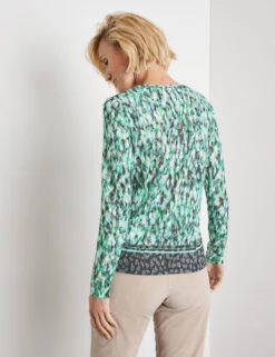 Gerry Weber Langarmshirt Mit Ausbrenner-Qualität -Gerry Weber Verkäufe langarmshirt mit ausbrenner qualitaet 104