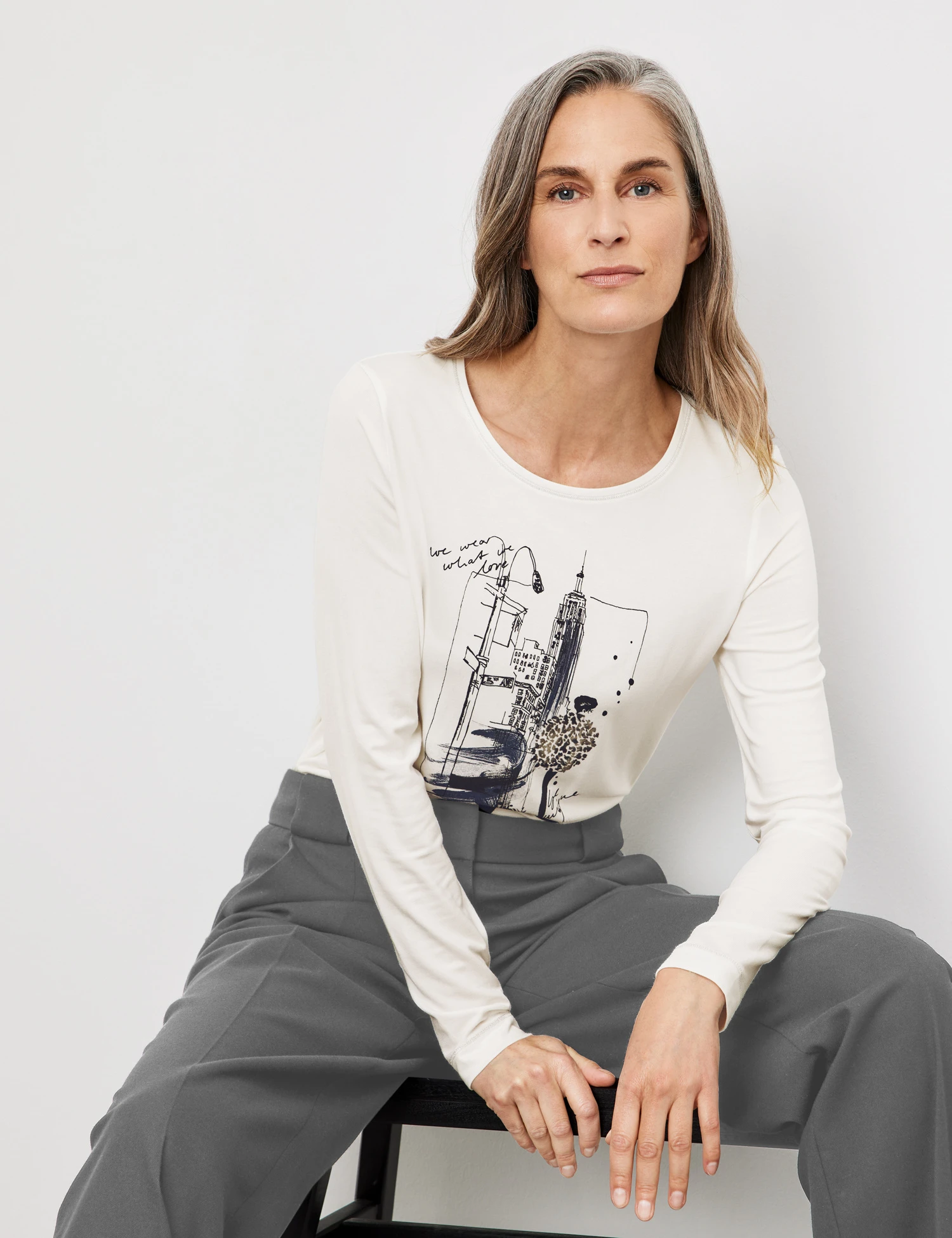 Gerry Weber Langarmshirt Mit Frontprint 7 Gerry Weber Langarmshirt Mit Frontprint – Bild 5