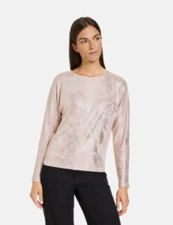 Gerry Weber Langarmshirt Mit Schimmernden Effekten -Gerry Weber Verkäufe langarmshirt mit schimmernden effekten 01