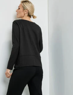 Gerry Weber Langarmshirt Mit Teilungsnähten -Gerry Weber Verkäufe langarmshirt mit teilungsnaehten 104
