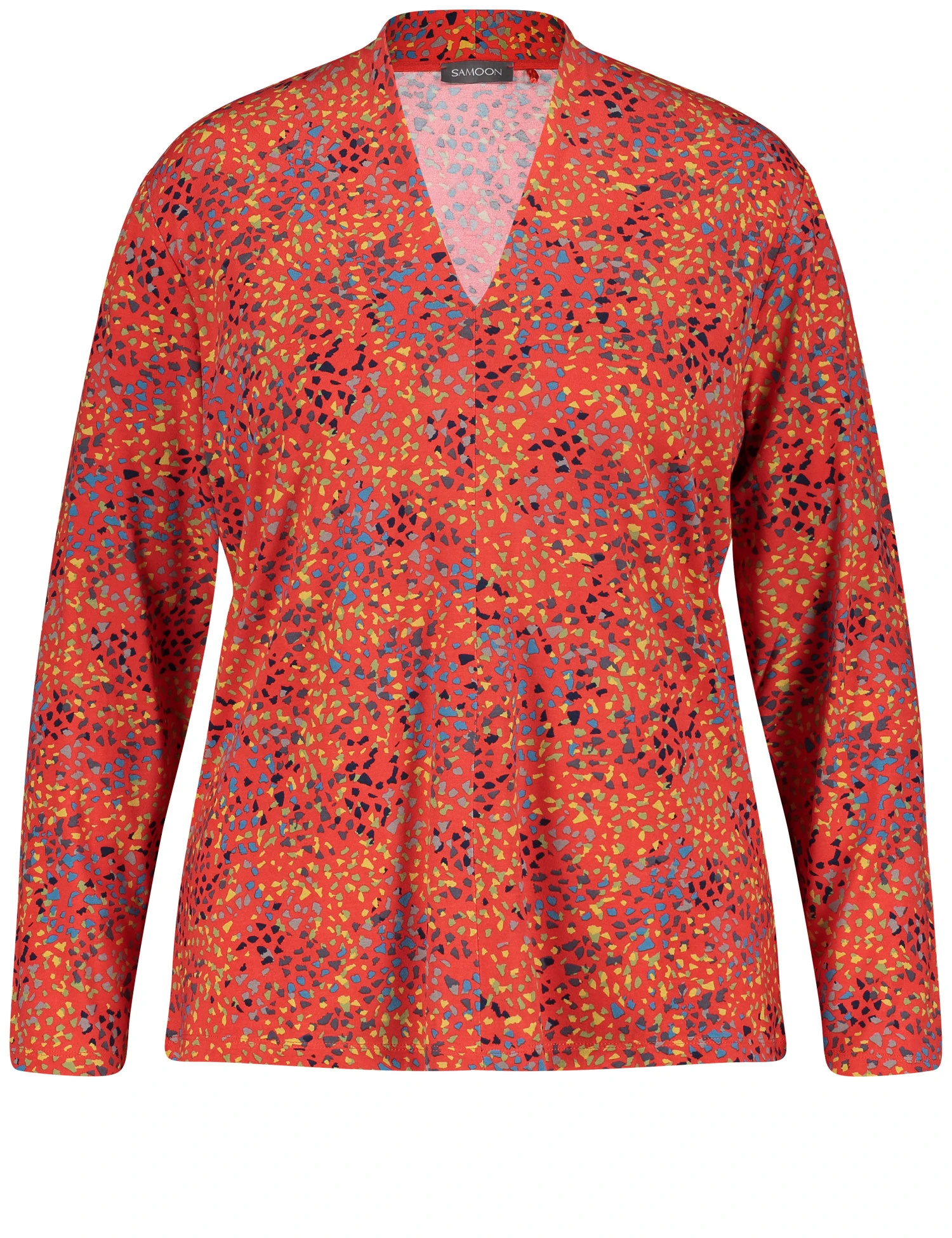 Langarmshirt Mit V-Ausschnitt 4 Langarmshirt Mit V-Ausschnitt – Bild 2