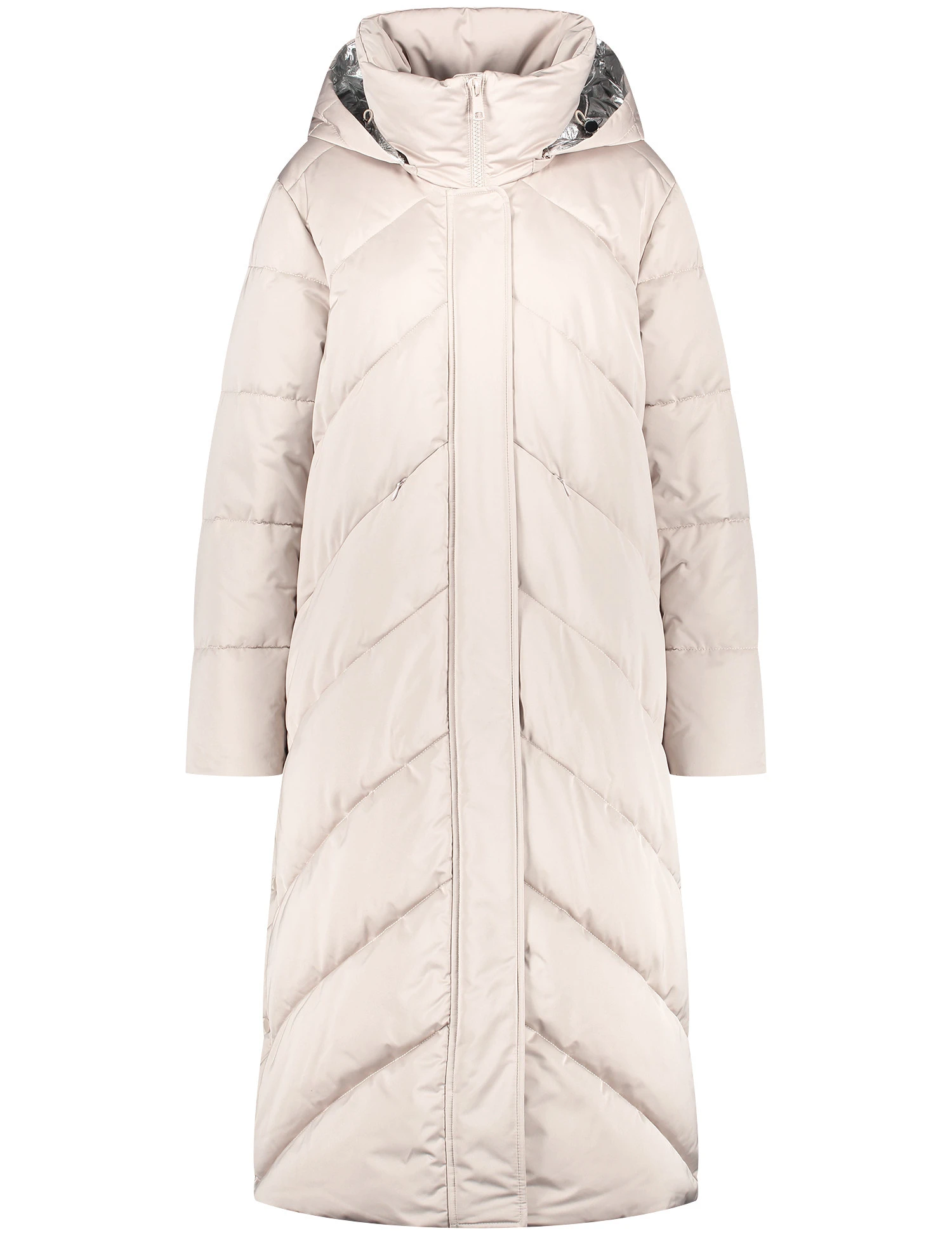 Gerry Weber Langer Steppmantel Mit Geknöpften Seitenschlitzen 4 Gerry Weber Langer Steppmantel Mit Geknöpften Seitenschlitzen – Bild 2