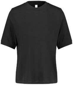 Gerry Weber Legeres Halbarmshirt Mit Rippstrick-Details