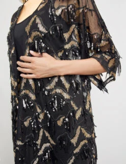 Taifun Longjacke Mit Pailletten-Zier 12 Taifun Longjacke Mit Pailletten-Zier -Gerry Weber Verkäufe longjacke mit pailletten zier 100