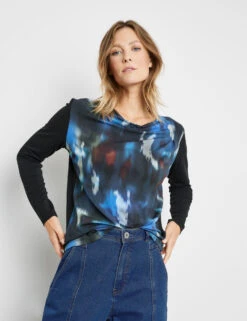 Taifun Longsleeve Mit Frontprint