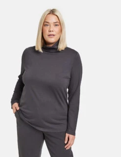 Longsleeve Mit Stehkragen -Gerry Weber Verkäufe longsleeve mit stehkragen 01