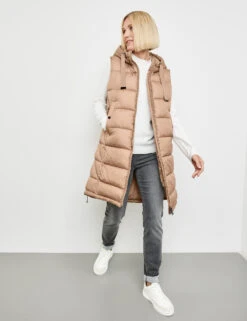 Gerry Weber Longweste Mit Daunenfeeling Und Tunnelband