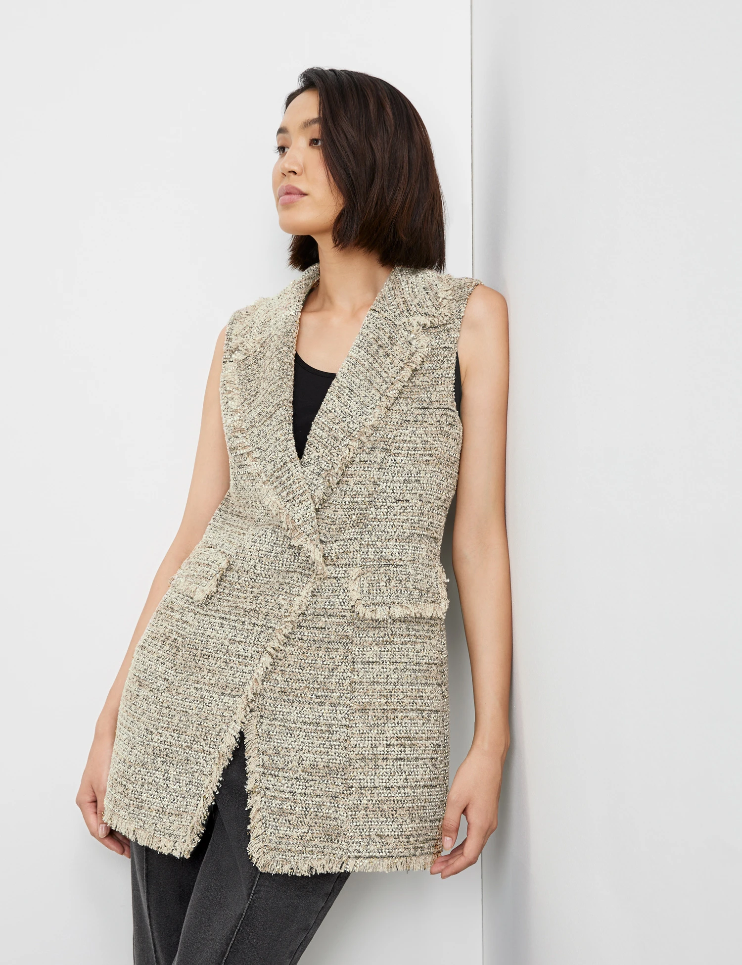 Taifun Longweste Mit Glanz-Details 3 Taifun Longweste Mit Glanz-Details