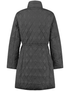 Gerry Weber Mantel Mit Rautenmuster Und Taillen-Tunnelband -Gerry Weber Verkäufe mantel mit rautenmuster und taillen tunnelband 03
