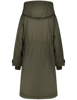 Gerry Weber Mantel Mit Taillen-Tunnelband Und Kunstfell-Besatz -Gerry Weber Verkäufe mantel mit taillen tunnelband und kunstfell besatz 03