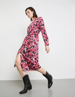 Taifun Midikleid Mit Bindegürtel -Gerry Weber Verkäufe midikleid mit bindeguertel 102