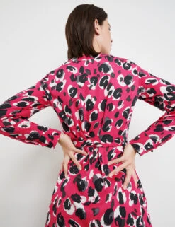 Taifun Midikleid Mit Bindegürtel -Gerry Weber Verkäufe midikleid mit bindeguertel 104