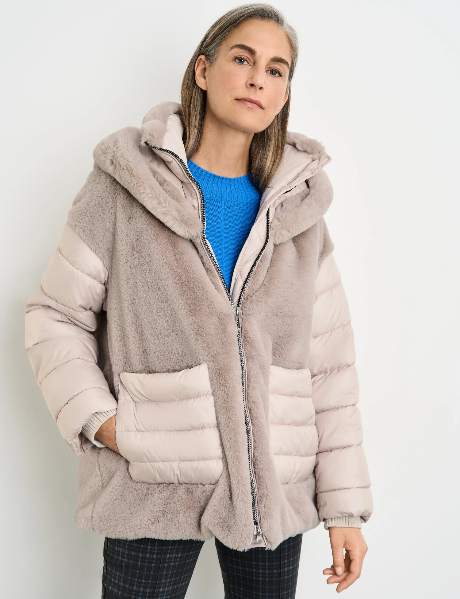 Gerry Weber Modische Jacke Mit Material-Patch 3 Gerry Weber Modische Jacke Mit Material-Patch