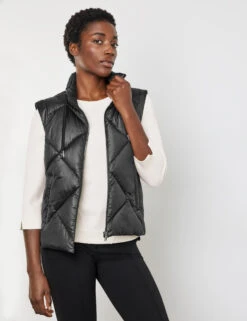 Gerry Weber Modische Steppweste Mit Stehkragen