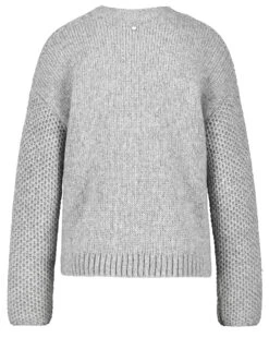 Gerry Weber Modischer Pullover Mit Strick-Mix -Gerry Weber Verkäufe modischer pullover mit strick mix 03