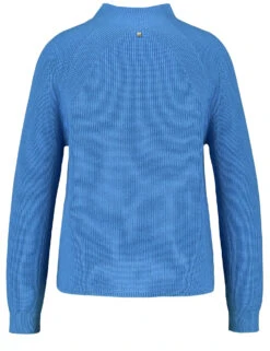 Gerry Weber Nachhaltiger Pullover Mit Rippstrick-Design -Gerry Weber Verkäufe nachhaltiger pullover mit rippstrick design 03