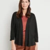 Gerry Weber Offene Shirtjacke Mit Breiter Ausschnittblende