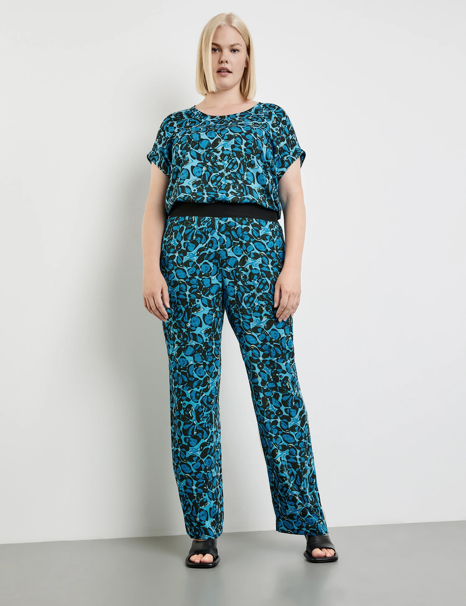 Palazzohose Mit Print Carlotta 3 Palazzohose Mit Print Carlotta