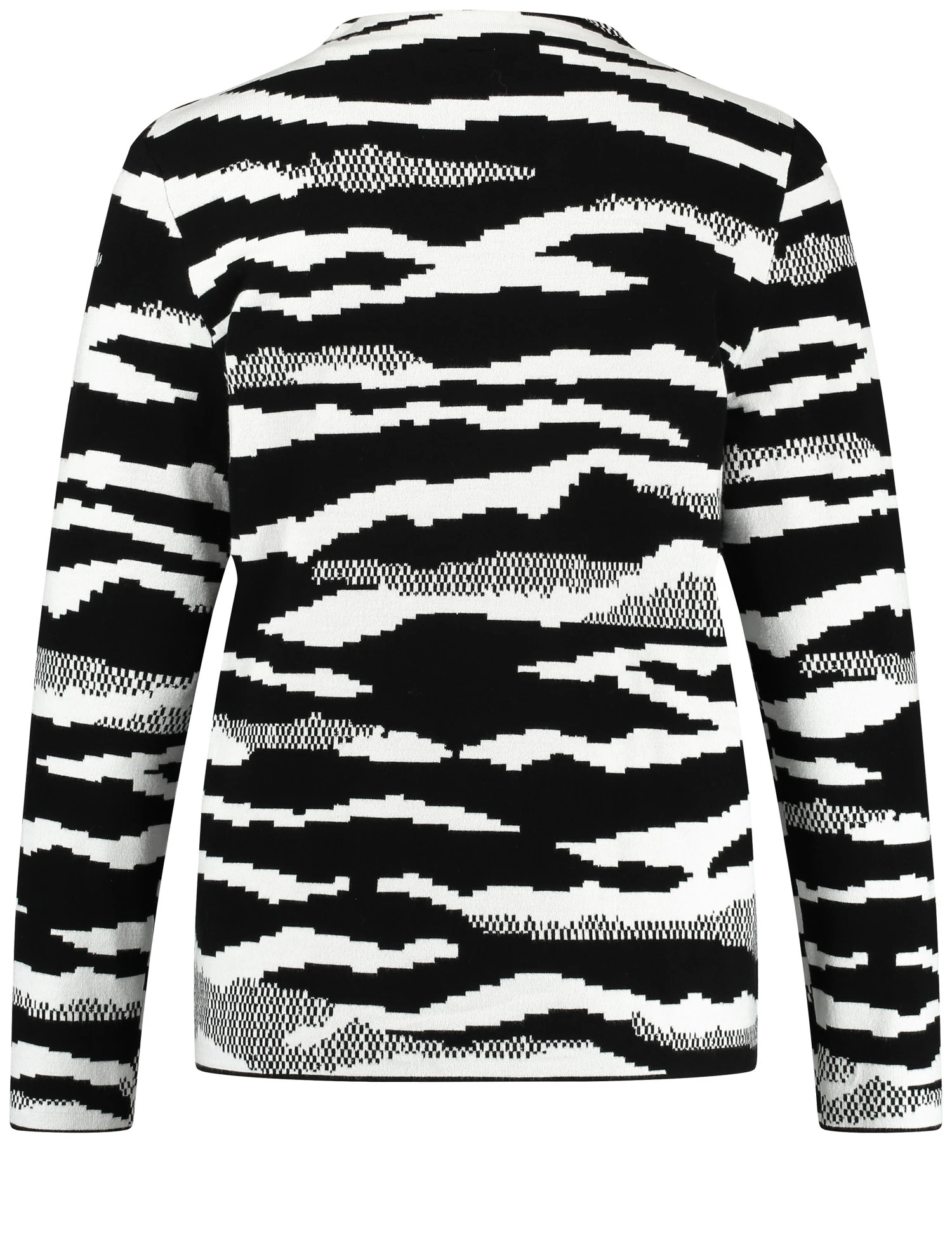 Gerry Weber Pullover In Jaquard-Strick Mit Kurzem Stehkragen 5 Gerry Weber Pullover In Jaquard-Strick Mit Kurzem Stehkragen – Bild 3