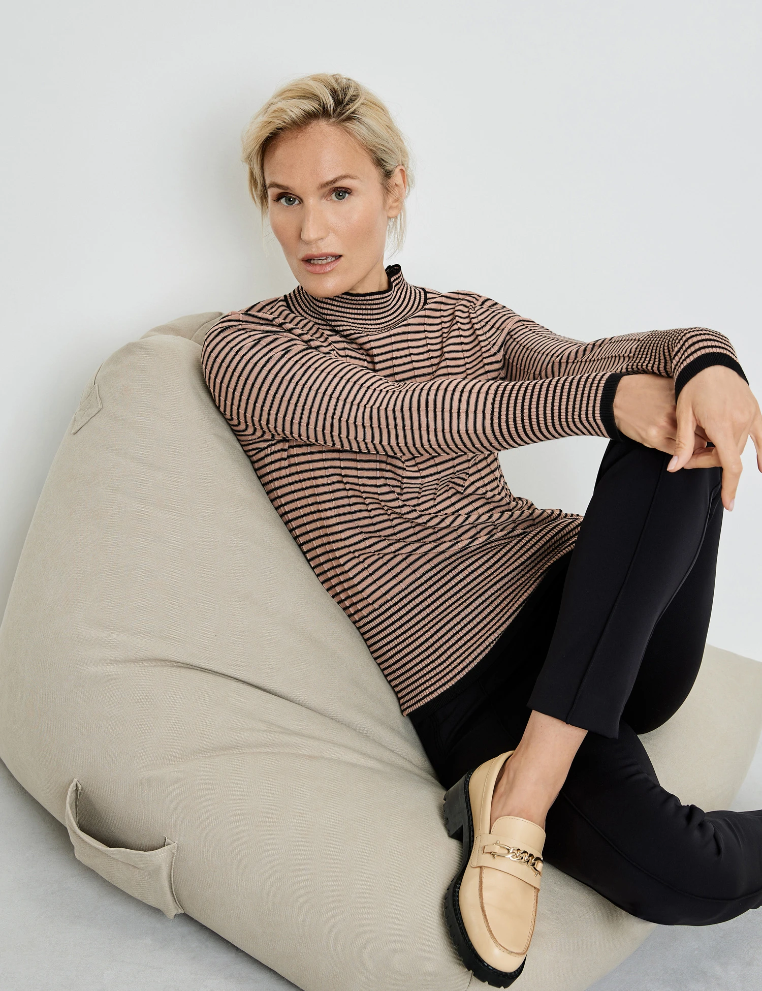 Gerry Weber Pullover Mit Feinem Ringel 7 Gerry Weber Pullover Mit Feinem Ringel – Bild 5