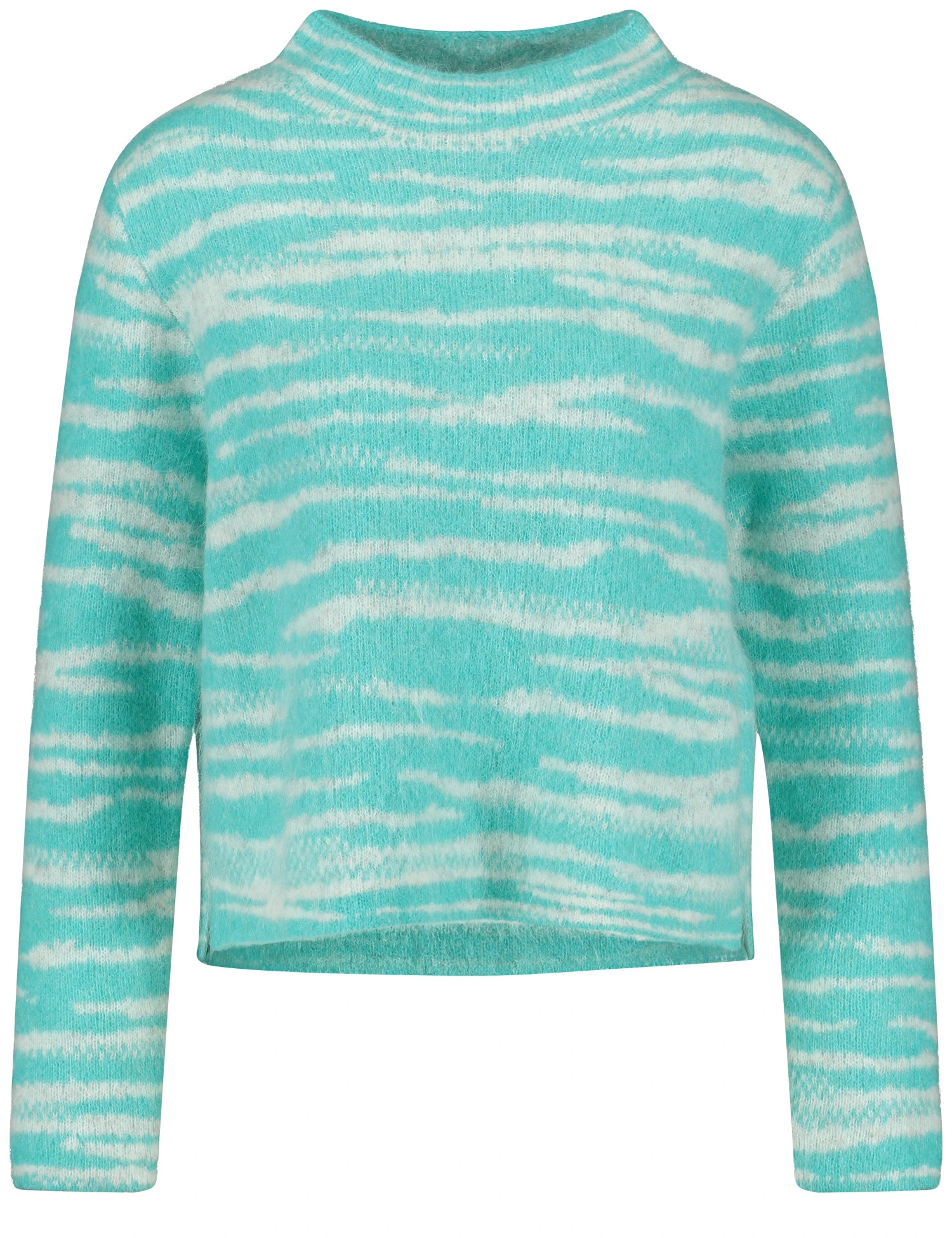 Gerry Weber Pullover Mit Jacquard-Muster Und Turtleneck 3 Gerry Weber Pullover Mit Jacquard-Muster Und Turtleneck