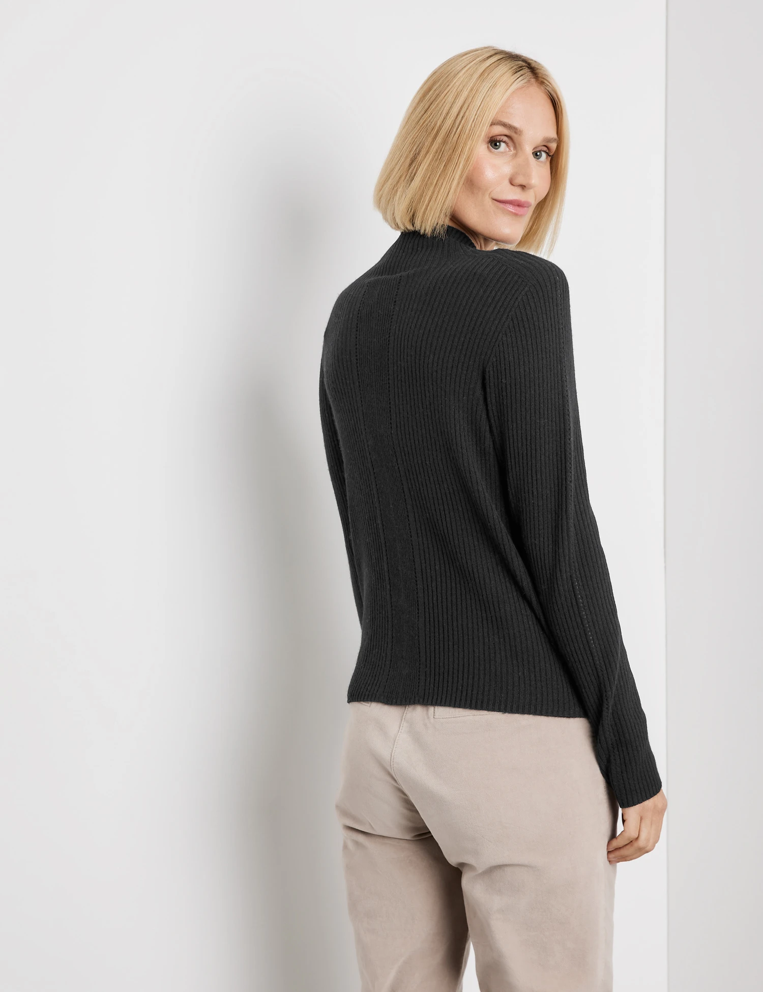 Gerry Weber Pullover Mit Kaschmiranteil Und Dekorativer Teilungsnaht 8 Gerry Weber Pullover Mit Kaschmiranteil Und Dekorativer Teilungsnaht – Bild 6
