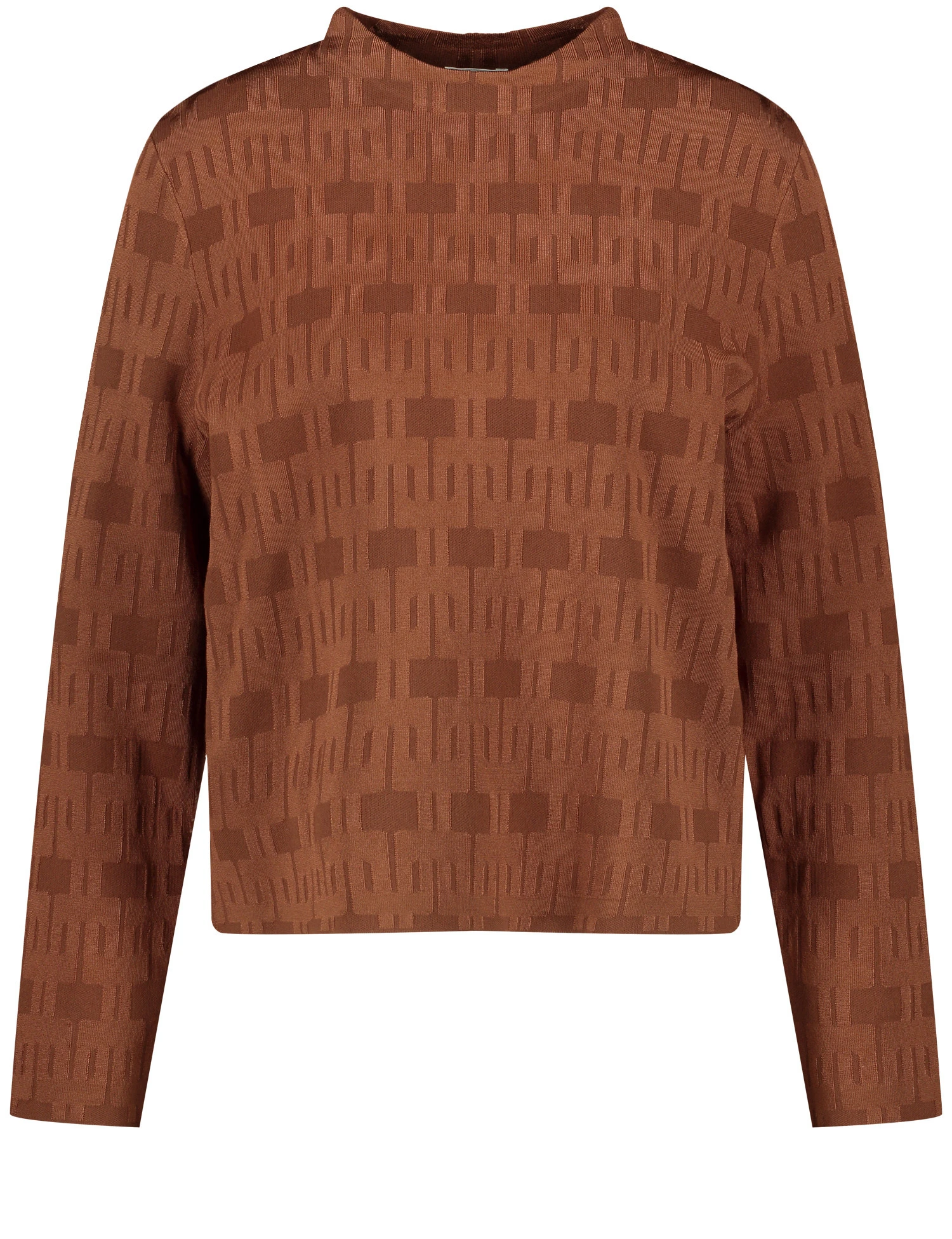 Gerry Weber Pullover Mit Kurzem Stehkragen Und Jacquard-Muster 4 Gerry Weber Pullover Mit Kurzem Stehkragen Und Jacquard-Muster – Bild 2