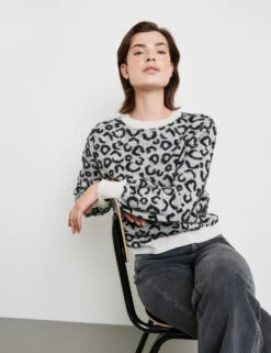 Taifun Pullover Mit Leo-Dessin 13 Taifun Pullover Mit Leo-Dessin -Gerry Weber Verkäufe pullover mit leo dessin 102