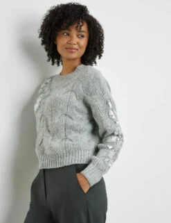 Taifun Pullover Mit Pailletten-Zier 13 Taifun Pullover Mit Pailletten-Zier -Gerry Weber Verkäufe pullover mit pailletten zier 102